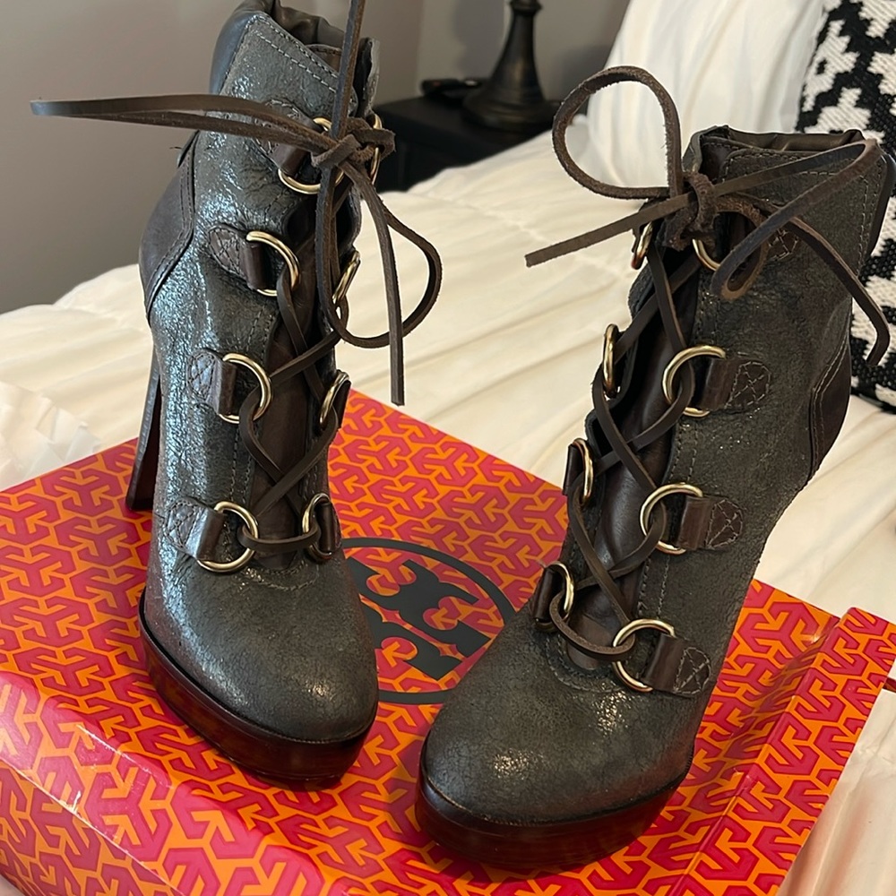 Tory Burch high heeled booties
